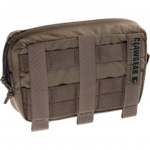 Clawgear Medium Horizontal Utility Pouch Zipped Core - RAL 7013