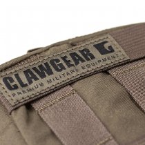 Clawgear Medium Horizontal Utility Pouch Zipped Core - RAL 7013