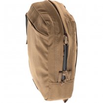 Clawgear Medium Vertical Utility Pouch Zipped Core - Coyote