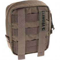 Clawgear Medium Vertical Utility Pouch Zipped Core - RAL 7013