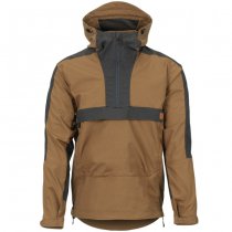 Helikon-Tex Woodsman Anorak Jacket - Earth Brown / Black B - 2XL