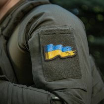 M-Tac Battle Flag of Ukraine Embroidery Patch Left - Black