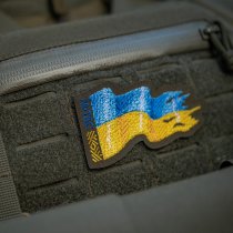 M-Tac Battle Flag of Ukraine Embroidery Patch Left - Black