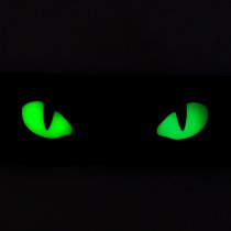 M-Tac Cat Eyes 3D Rubber Patch GID - Black
