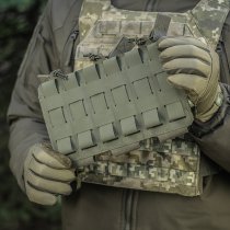 M-Tac Elastic Triple Magazine Pouch Elite Laser Cut - Ranger Green