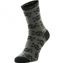 M-Tac Lightweight Socks Pirate Skull Mk.3 - Olive 43-46