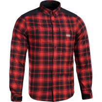 M-Tac Redneck Shirt - Red / Black - L - Regular