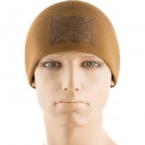 M-Tac Tactical Fleece Watch Cap Beanie & Patch Panel - Coyote - S