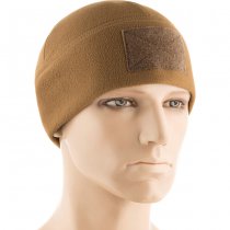 M-Tac Tactical Fleece Watch Cap Beanie & Patch Panel - Coyote - S