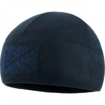 M-Tac Tactical Fleece Watch Cap Beanie & Patch Panel - Dark Navy Blue