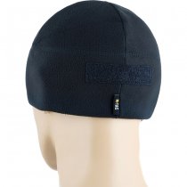 M-Tac Tactical Fleece Watch Cap Beanie & Patch Panel - Dark Navy Blue - L