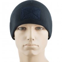 M-Tac Tactical Fleece Watch Cap Beanie & Patch Panel - Dark Navy Blue - M