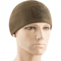 M-Tac Tactical Fleece Watch Cap Beanie & Patch Panel - Dark Olive - L