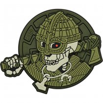 M-Tac Undead Viking 3D Rubber Patch - Olive