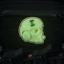 M-Tac War is Hell 3D Rubber Patch - Glow in the Dark
