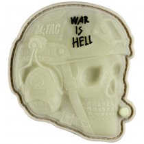 M-Tac War is Hell 3D Rubber Patch - Glow in the Dark