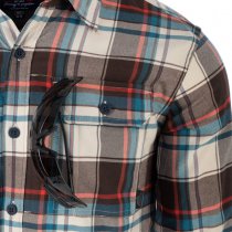 Helikon-Tex Greyman Shirt Nylon Sorona Blend - Coral Crimson Checkered - XS