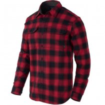 Helikon-Tex Greyman Shirt Nylon Sorona Blend - Coral Crimson Checkered