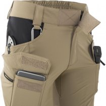 Helikon-Tex Women's OTS Outdoor Tactical Shorts 8.5 - Khaki / Black - M