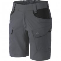 Helikon-Tex Women's OTS Outdoor Tactical Shorts 8.5 - Shadow Grey / Black