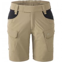 Helikon-Tex Women's OTS Outdoor Tactical Shorts 8.5 - Black / Shadow Grey - XS