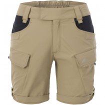 Helikon-Tex Women's OTS Outdoor Tactical Shorts 8.5 - Black / Shadow Grey - M