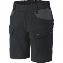 Helikon-Tex Women's OTS Outdoor Tactical Shorts 8.5 - Black / Shadow Grey - 3XL