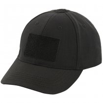 M-Tac Baseball Cap Elite Flex Rip-Stop Velcro - Black