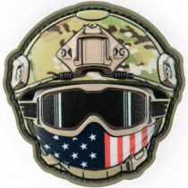 M-Tac Emoji USA Man 1 Rubber Patch - Multicam