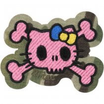 M-Tac Kitty Embroidery Patch Pink - Multicam