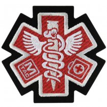 M-Tac Paramedic Embroidery Patch - Black