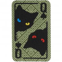 M-Tac Queen of Spades Ornament Print Patch - Olive