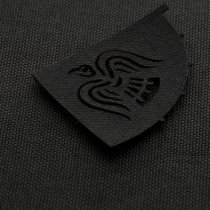 M-Tac Raven Flag Cutout Laser Cut Patch - Black