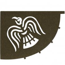 M-Tac Raven Flag Cutout Laser Cut Patch - Ranger Green