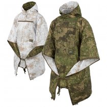 Helikon Reversible Swagman Roll Poncho - Pencott Wildwood / Pencott Snowdrift